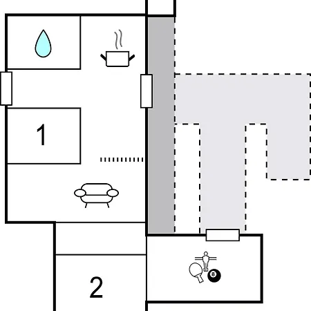 2 Bedroom In Skarup Fyn Daire *